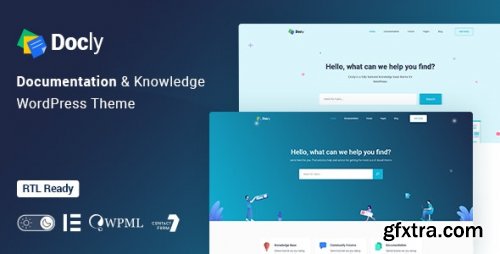 Themeforest - Docly - Documentation And Knowledge Base WordPress Theme with bbPress Helpdesk Forum v2.0.6 - 26885280 - Nulled