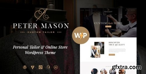 Themeforest - Peter Mason | Custom Tailoring and Clothing Store WordPress Theme V1.2.5 - 19324964 - Nulled