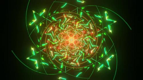 Videohive - Abstract Neon Multicolor VJ Seamless Loop Background - 42828357