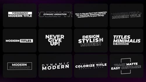 Videohive - Modern Titles | FCPX - 42858323