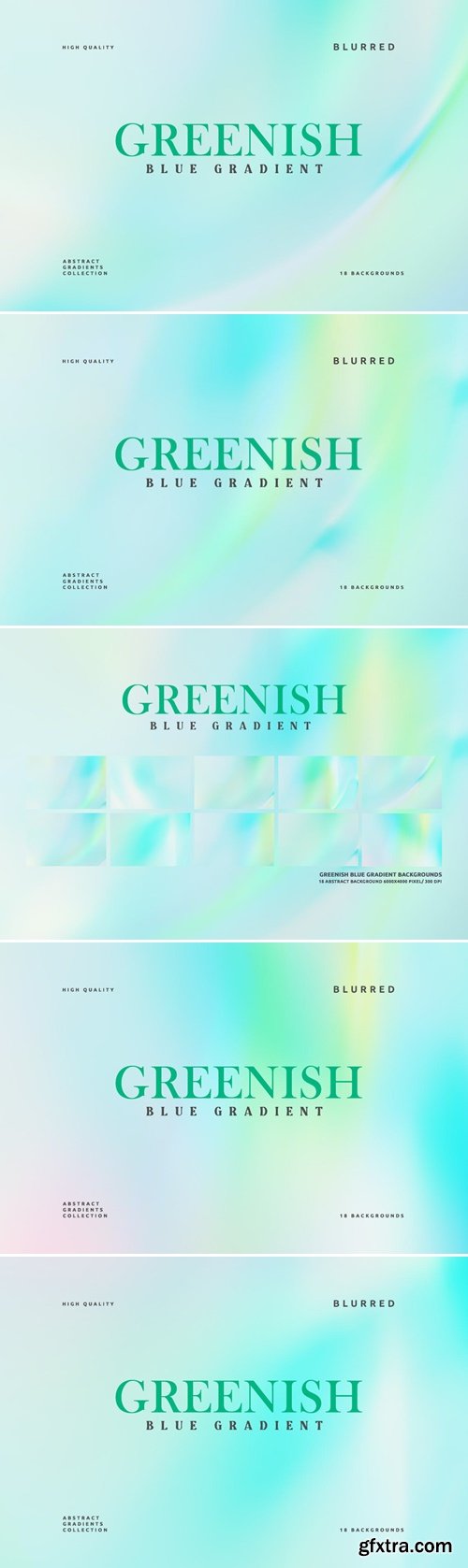 Greenish Blue Gradient Backgrounds D39KK2C