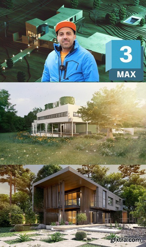 3dsMax- Beginner to Advanced- Villa and Landscape