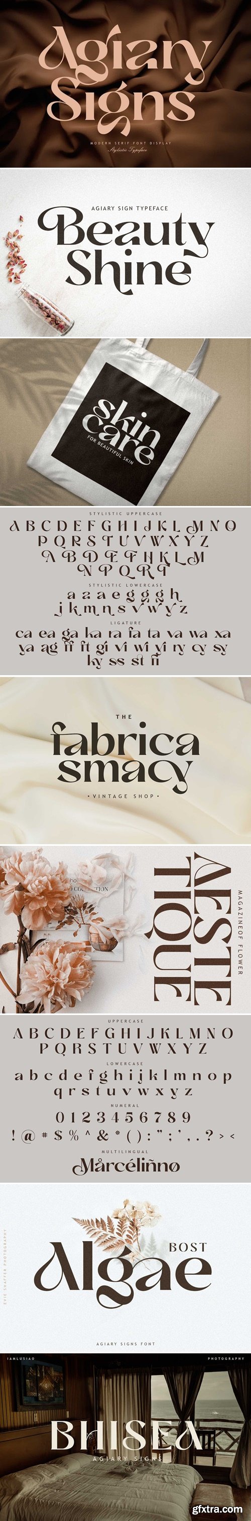 Agiary Signs Font