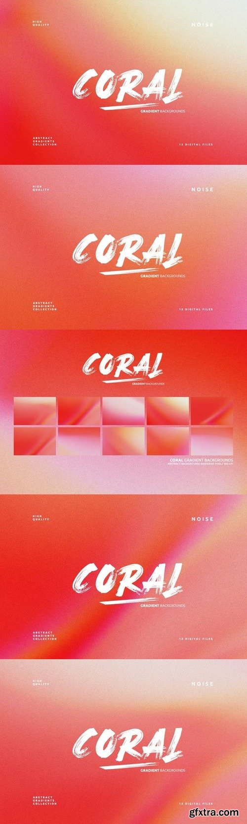 Coral Gradient Backgrounds 4ZY6WDY