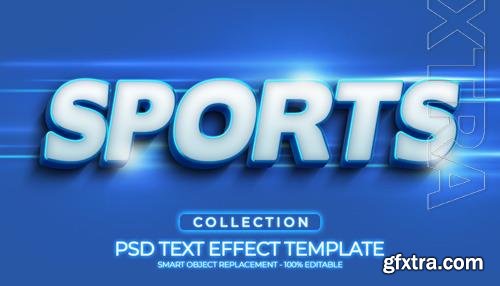 PSD sports text effect