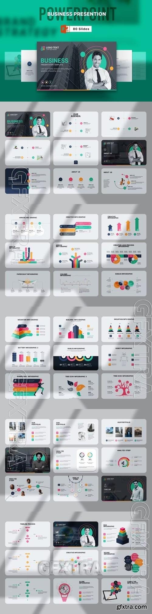 Business Presentation PowerPoint Template AS8P2FN