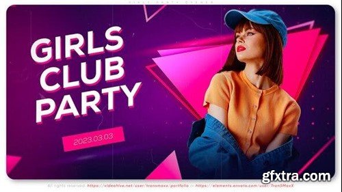 Videohive Girls Party Opener 43902595