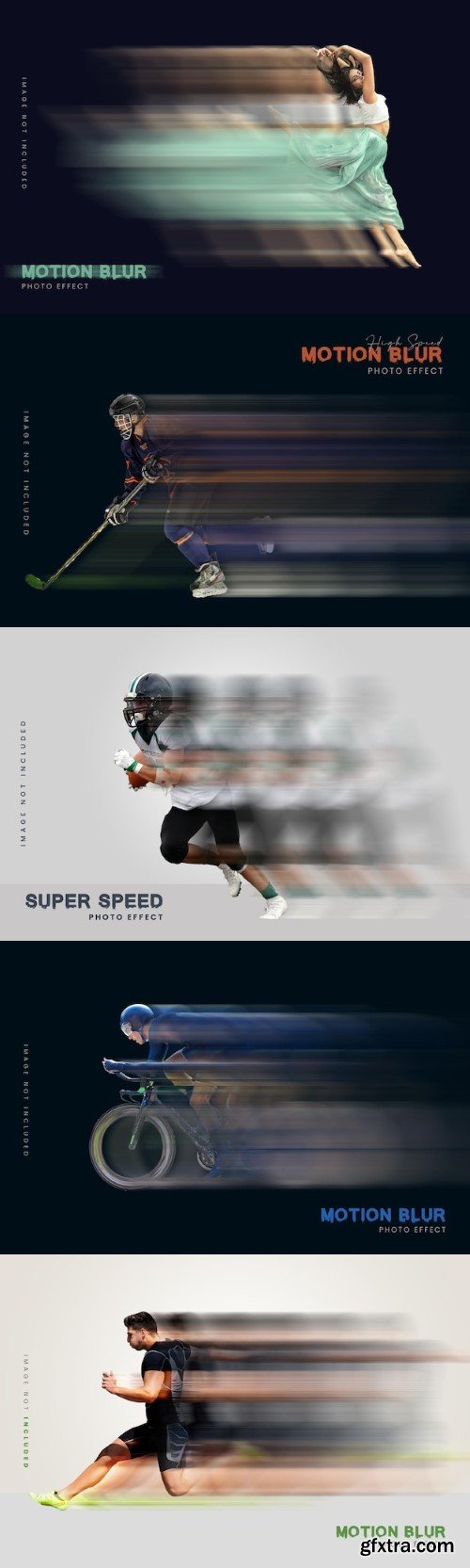 Speed motion photoshop effect