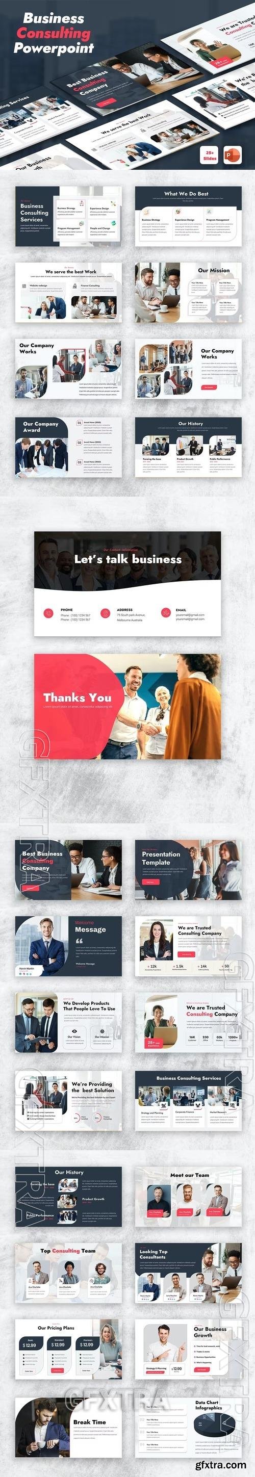 Business Consulting PowerPoint Template V64K97A