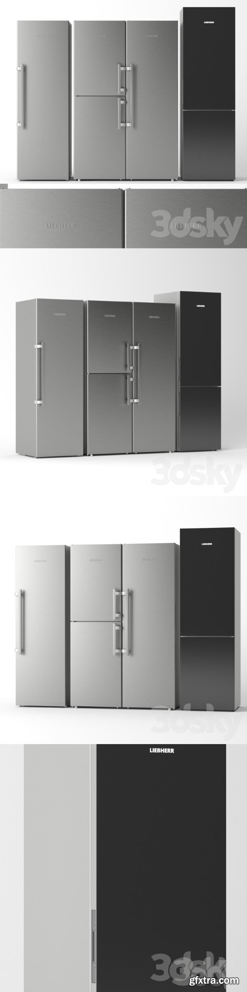 Pro 3DSky - Refrigerator set Liebherr
