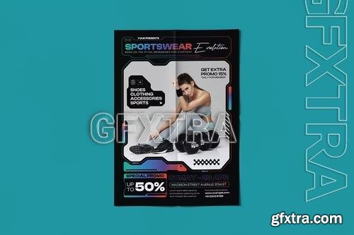 Sportswear Sale Flyer Template 3NSFD73