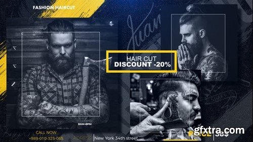 Videohive BarberShop Slideshow 26560349