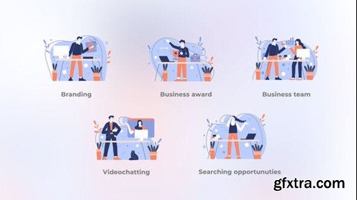 Videohive Business Award - Blue concept 44610189