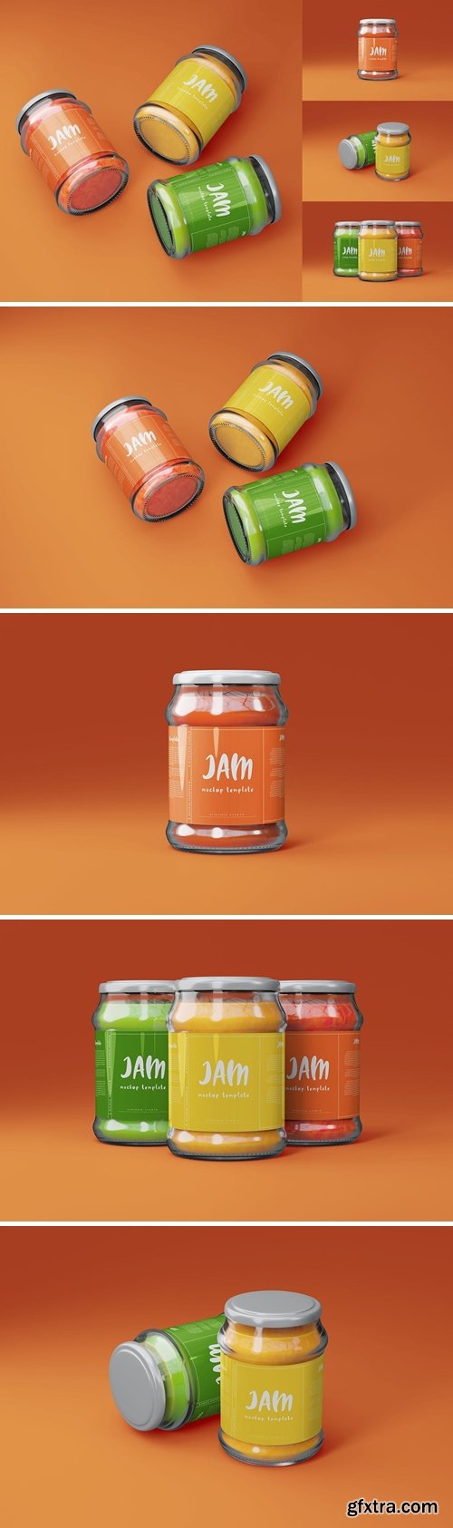 Bundel Jam Jar Mockup FFM4MJE