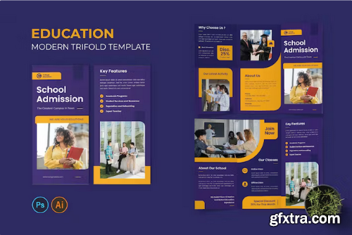 College Education Trifold Brochure