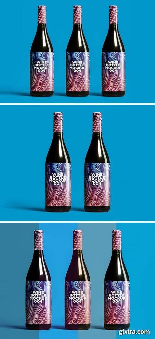 Wine Bottle Mockup 004 X67ULLG