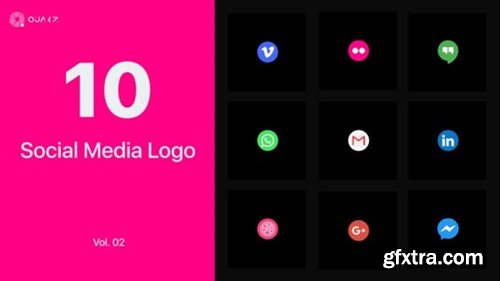 Videohive Social Media Logo Vol. 02 45344806