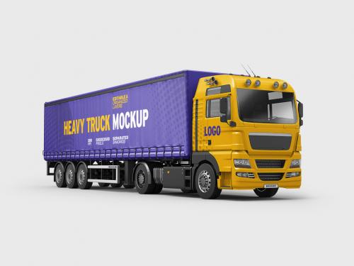 Heavy Truck Mockup 585403828