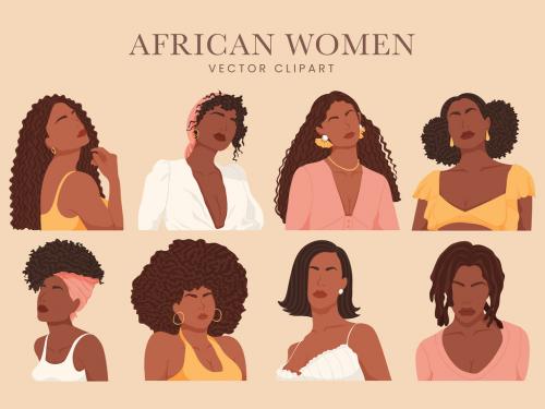 African Women Illustrations 586885024
