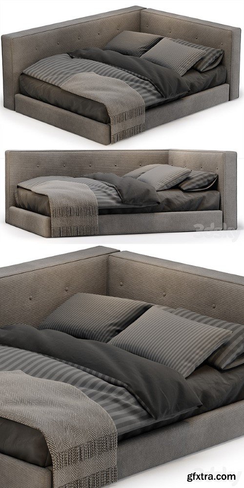 POTTERY BARN Cushy Lounge Platform Corner Bed