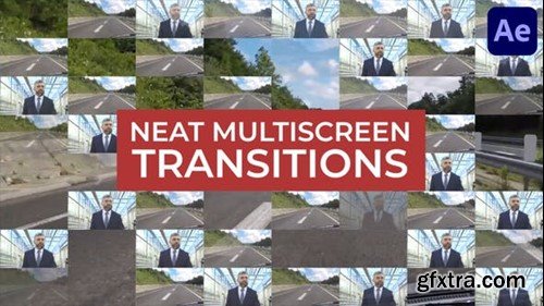 Videohive Neat Multiscreen Transitions for After Effects 45856360