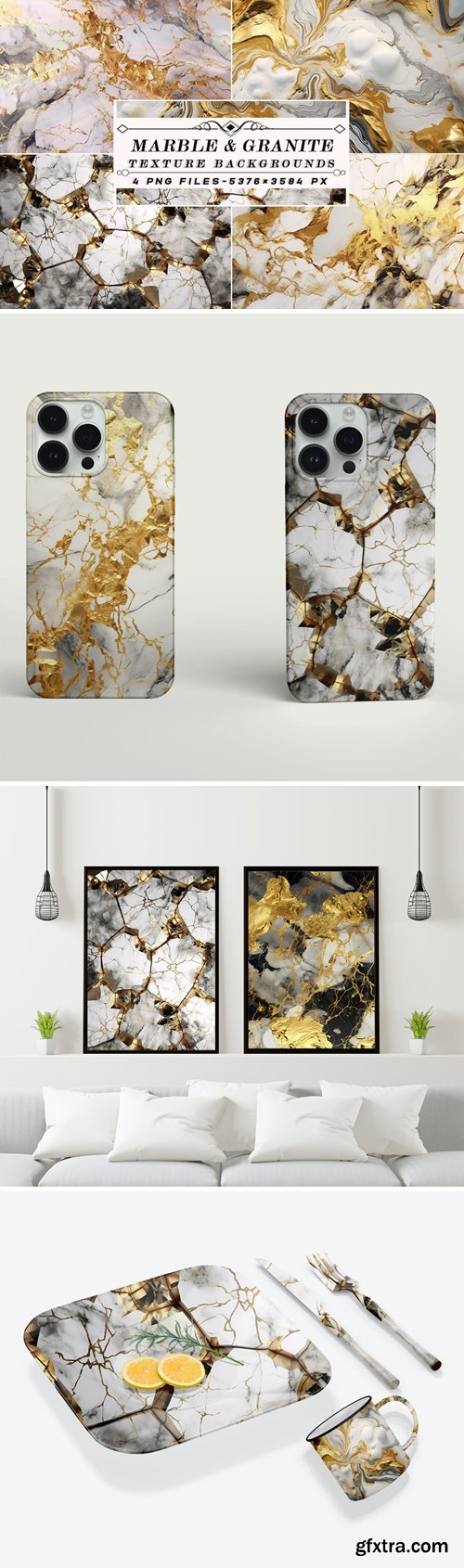 Minimal Gold Marble texture background 3TKHRXM