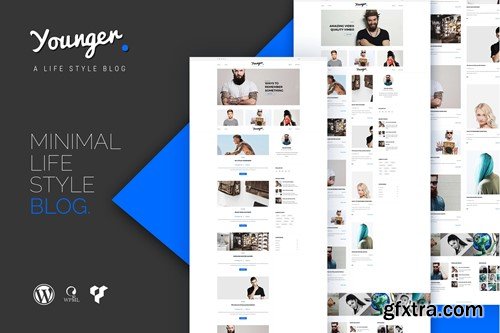 Younger Blogger - Personal Blog WordPress Theme WY7LCGB
