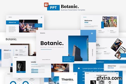 Botani - Business presentation template T788Q57
