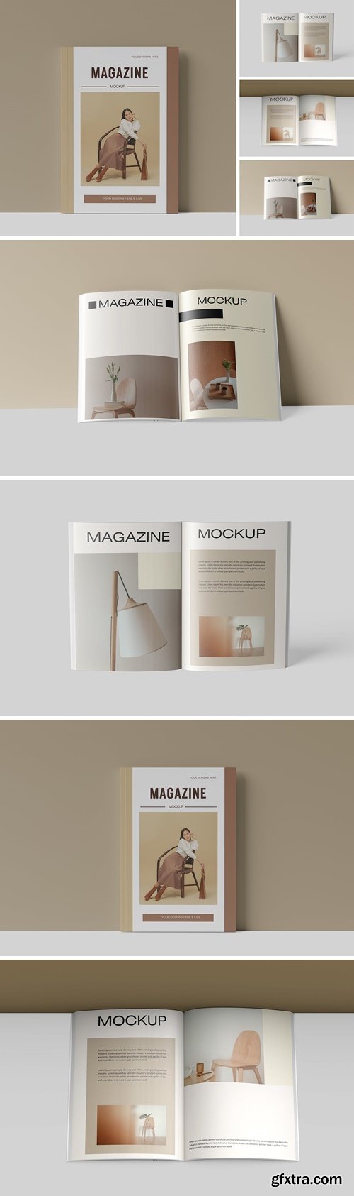 Magazine Mockup 3X9YNHK