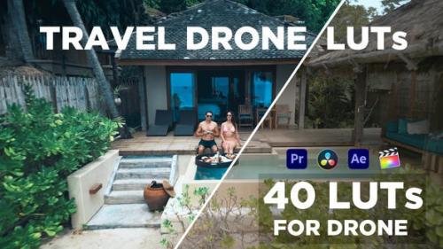 Videohive - Travel Drone LUTs - 46653447