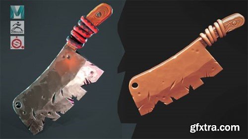 Gumroad – Stylized Chopping Knife - Maya, Zbrush, Substance Painter Video