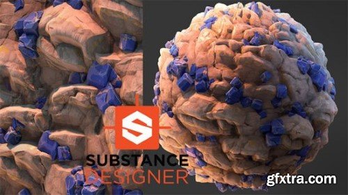 Gumroad – Stylized Lazurite - Substance Designer