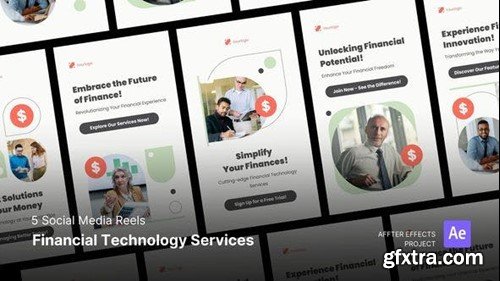 Videohive Social Media Reels - Financial Technology Services After Effects Template 47637800