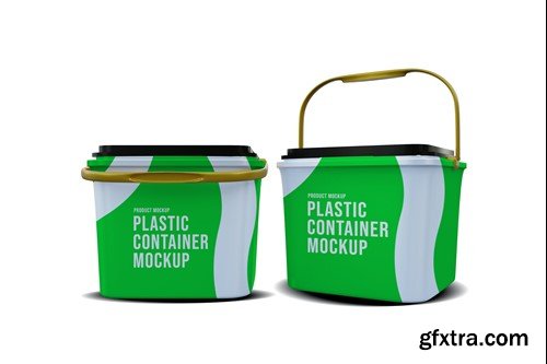 Plastic Container mockup CSXNLSJ
