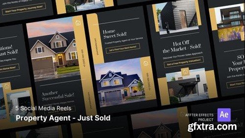 Videohive Social Media Reels - Property Agent - Just Sold After Effects Template 47648525