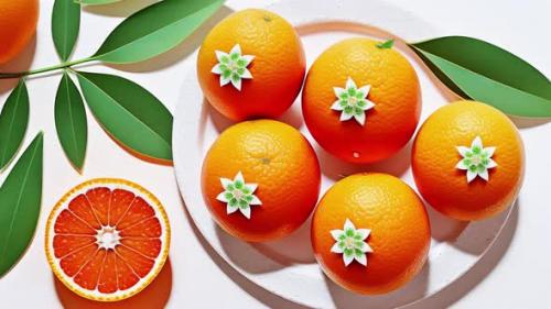 Videohive - Juicy citrus fruits created with the help of artificial intelligence. 009 - 47610290