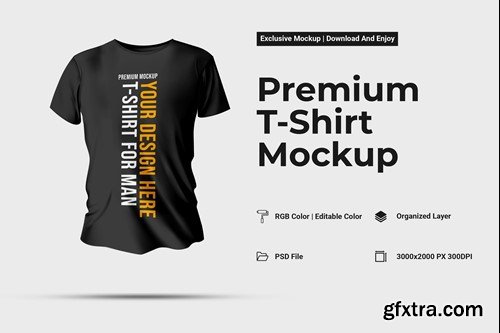 Premium T-Shirt Mockup KNVCHPS