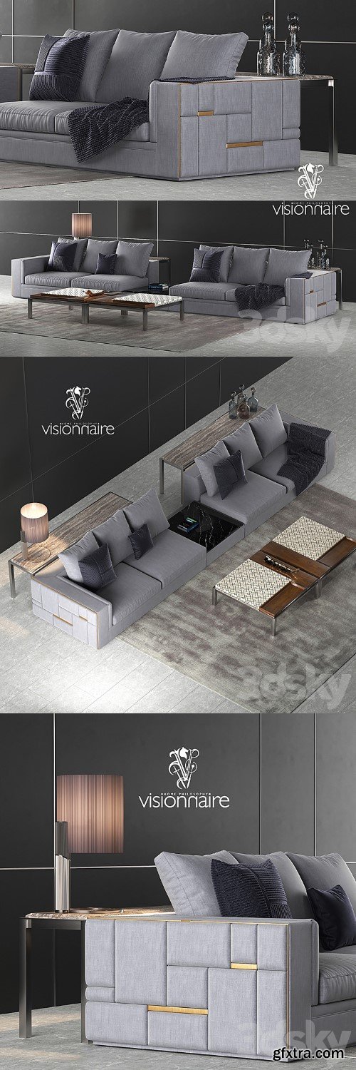 Visionnaire Babylon sofa set 2