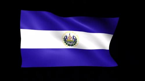 Videohive - El Salvador Flag - 48065201