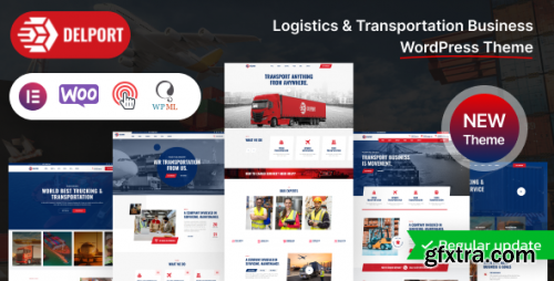 Themeforest - Delport - Logistics & Transportation Business WordPress Theme + RTL 40871777 v1.0.9 - Nulled