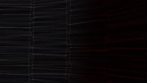 Videohive - Curve lines wavy net moving particles geometric background - 48234130