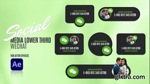 Videohive Social Media Lower Thirds - WeChat 48804105