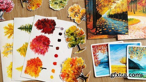 15 Days Of Autumn Trees & Landscape Paintings