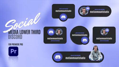 Videohive - Social Media Lower Thirds Discord - Premiere Pro - 48885794