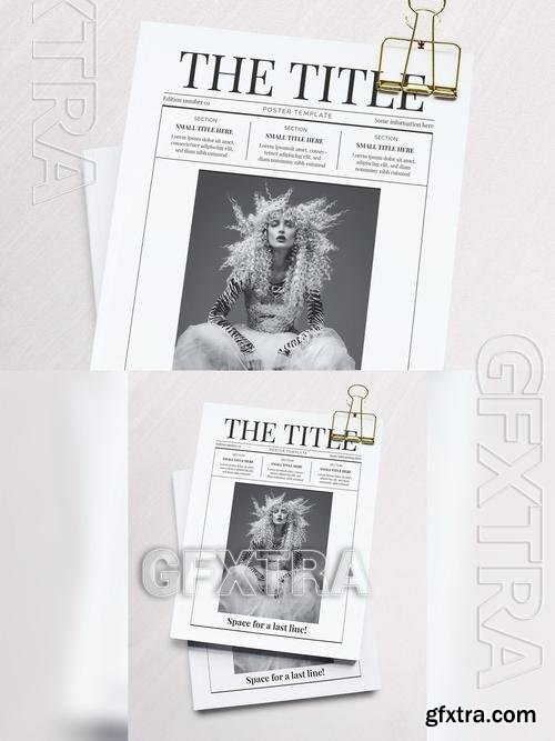 Magazine Mockup with Editable Customizable Cover NTB4T6N