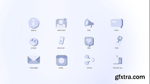 Videohive Social Media - Flat Icons 49204231