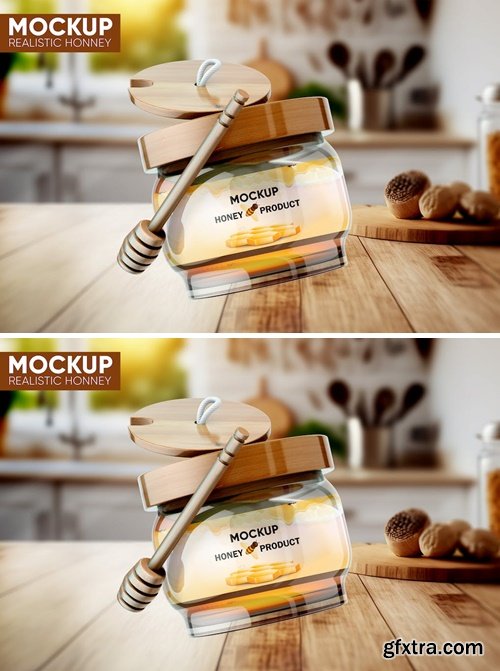Honey Jar Mockup MCHKRWE