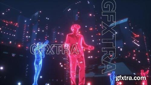 Virtual Characters In Metaverse City 1378106