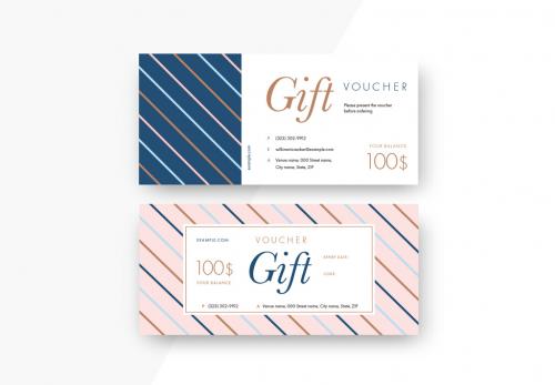 Adobe Stock - Abstract Gift Voucher Layout - 310893907