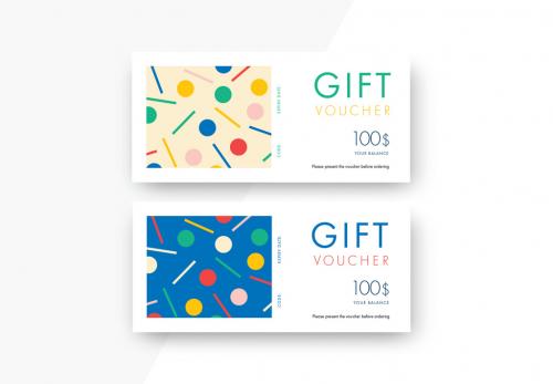 Adobe Stock - Abstract Gift Voucher Layout - 310893908